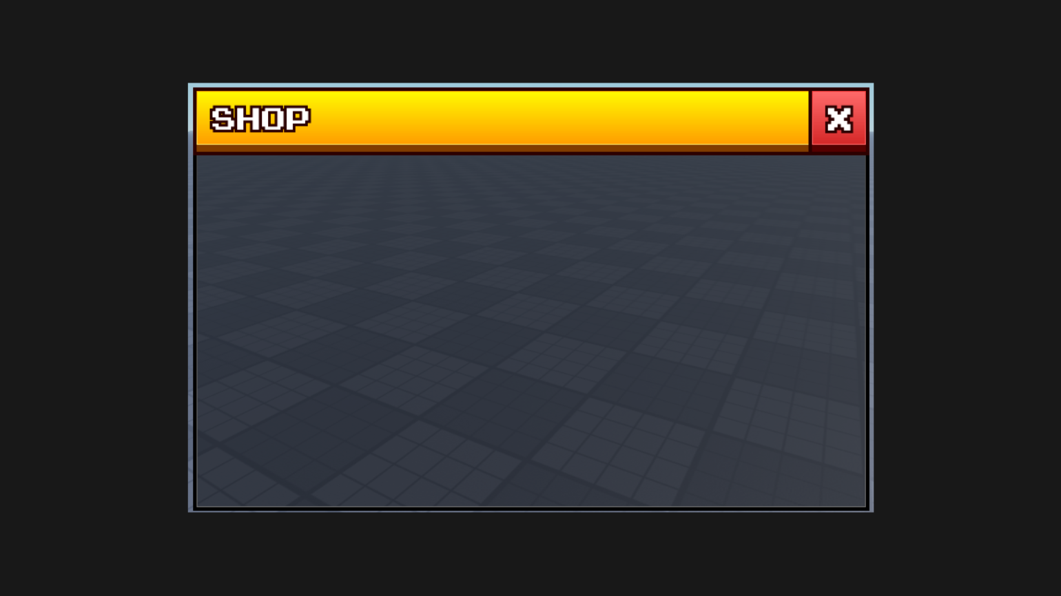 Roblox Shop System UI - E-commerce Interface Design
