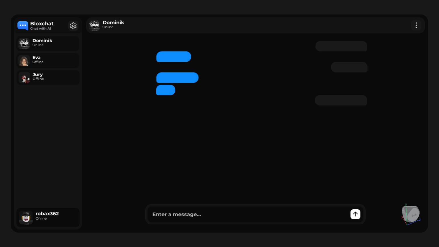 Roblox Interface Design - Clean and Modern UI Layout